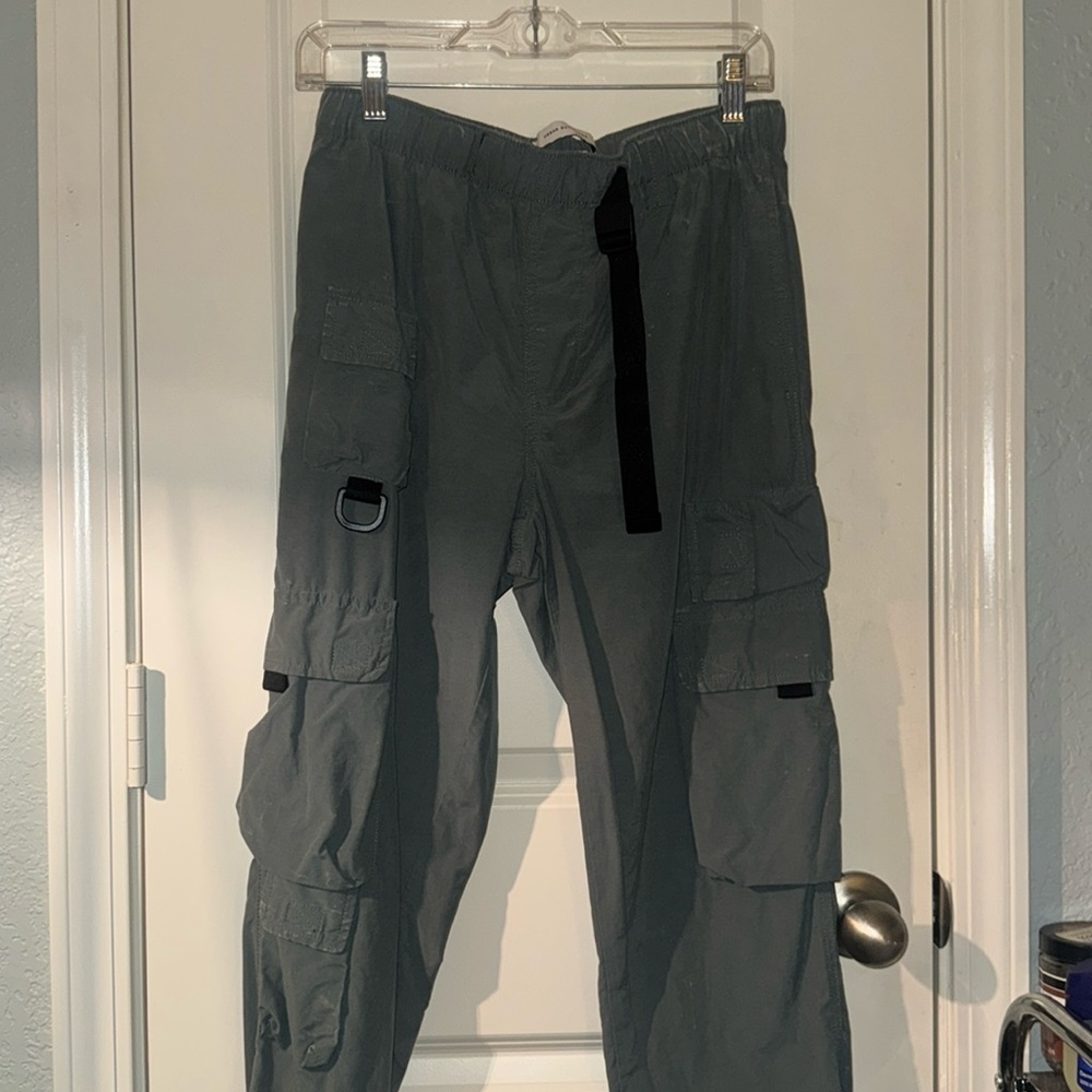 Urban outfitters teal/ green cargo pants